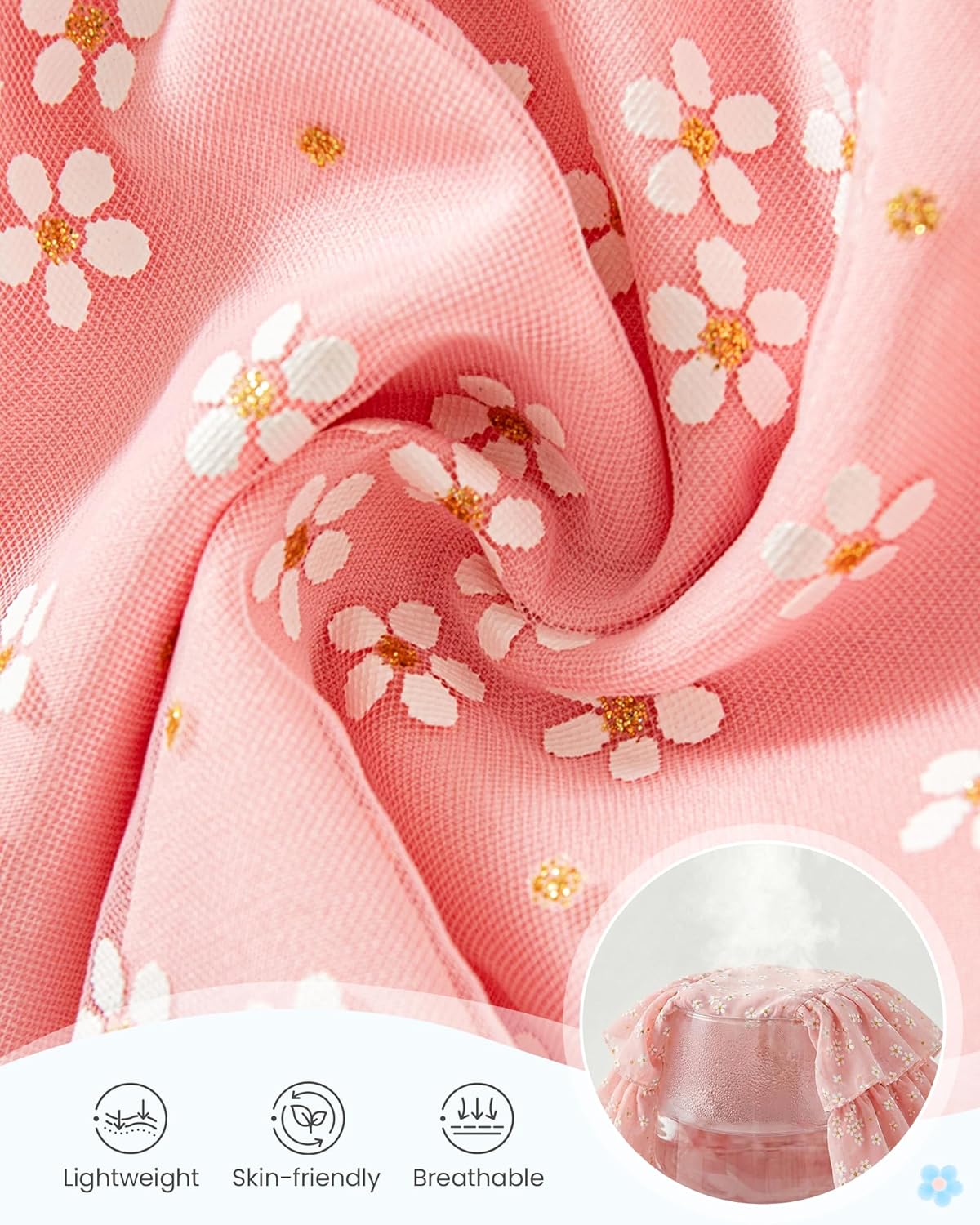 Toddler Girl Dress Summer Outfits Kids Ruffle Floral Smocked Straps Dresses Casual Sundress for Girls 2-8T - Image 6