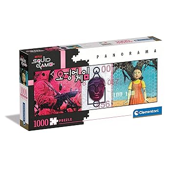 Clementoni 39694 Panorama Squid Game 1000 Pieces