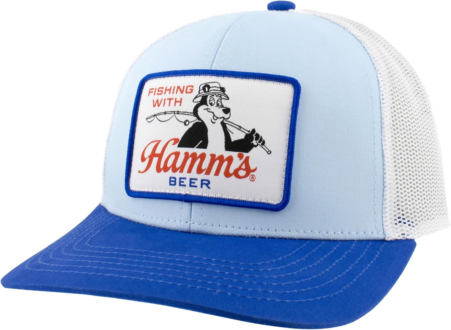 Brew City Hamm's Fishing with Beer Adjustable Hat Multi