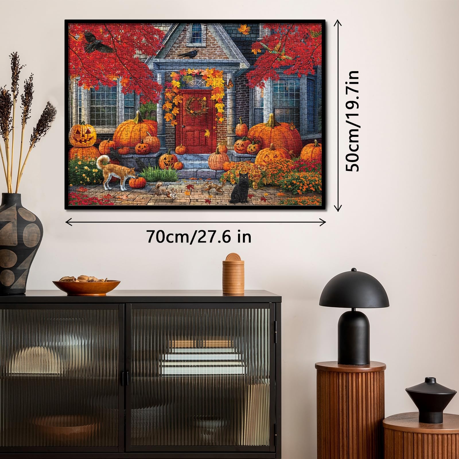 Puzzle Milton Bradley 1000 Pièces – Nature Morte Citrouilles (complet)