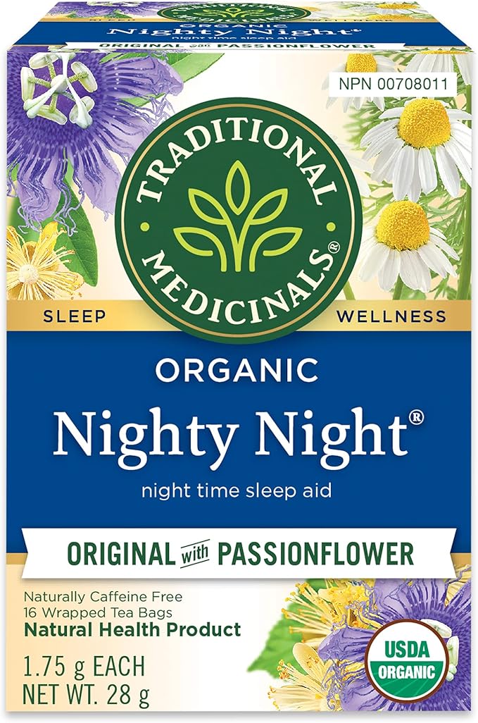 Traditional Medicinals - Organic Nighty Night Herbal Tea (Pack of 1 ...