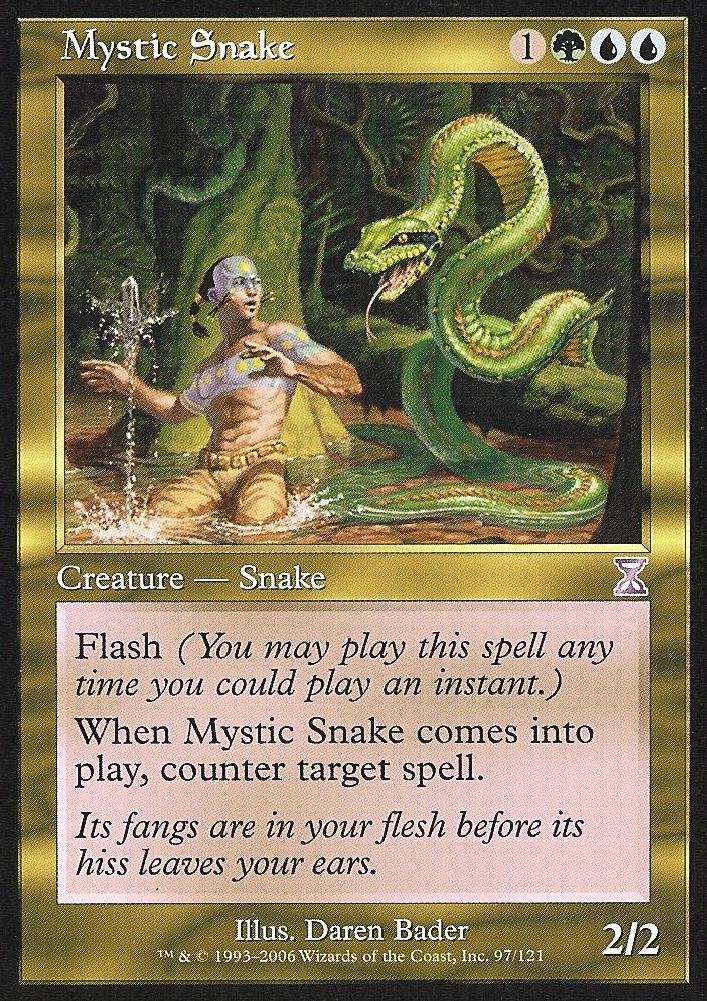 Magic The Gathering - Mystic Snake - Serpente Mistico - Time Spiral