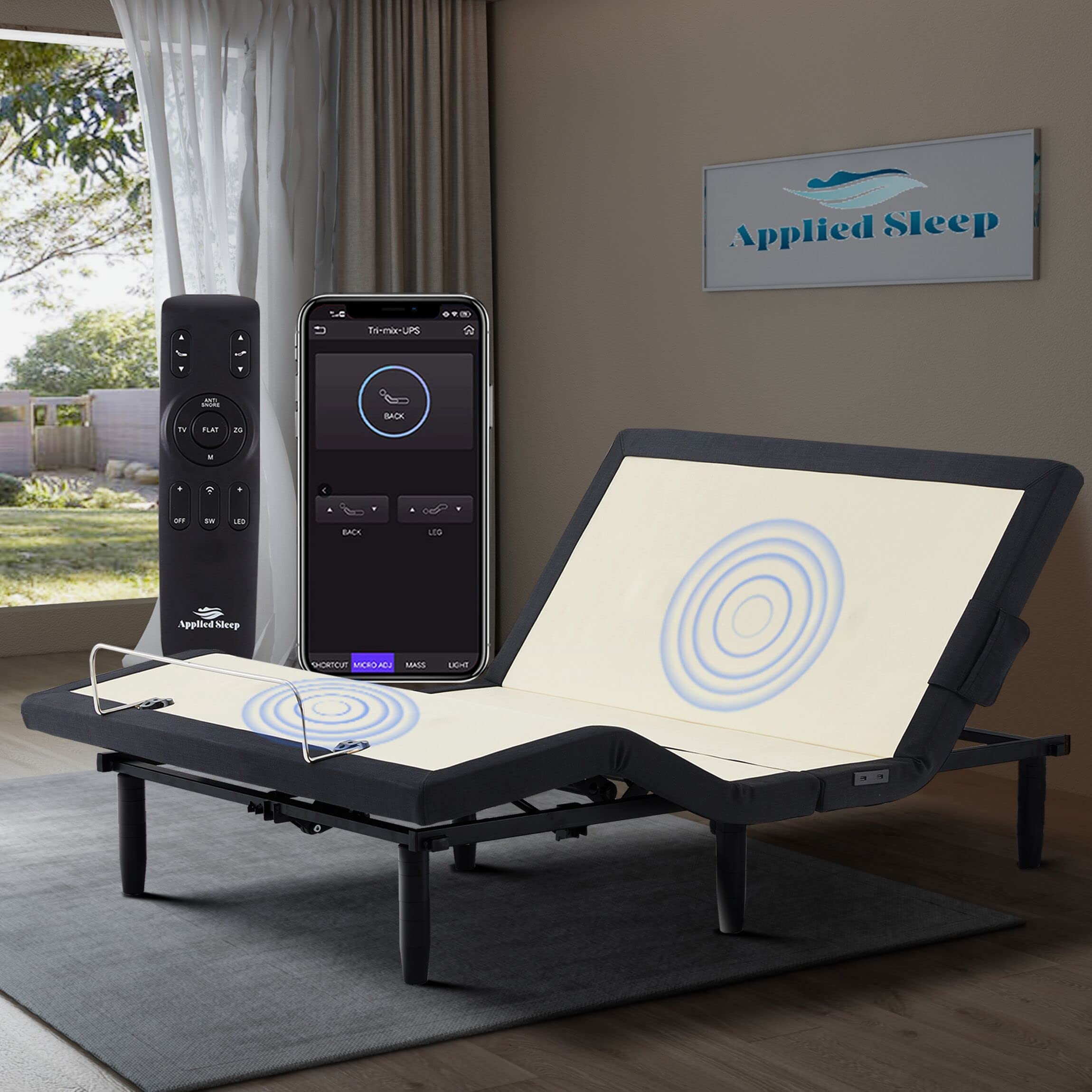 Buy Pro Full Adjustable Bed Frame, Applied Sleep Adjustable Bed Base