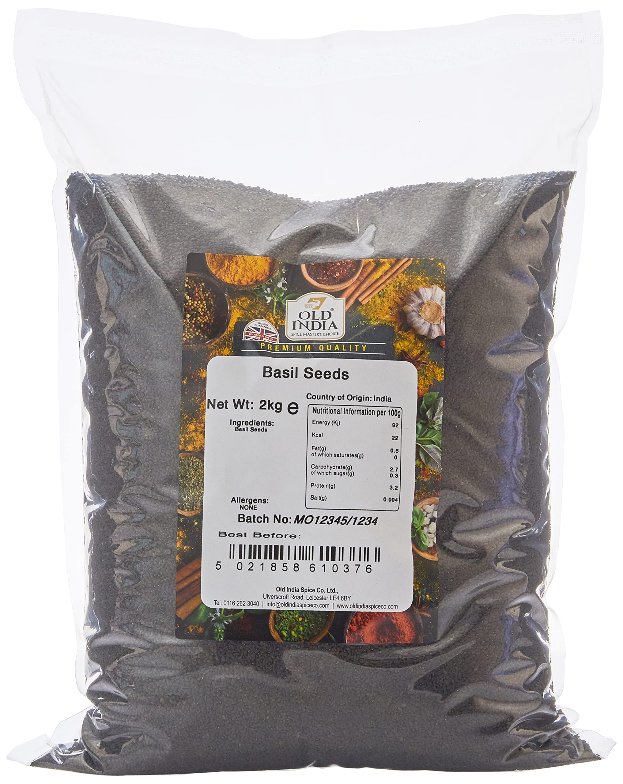 Old India Basil Seeds 2kg