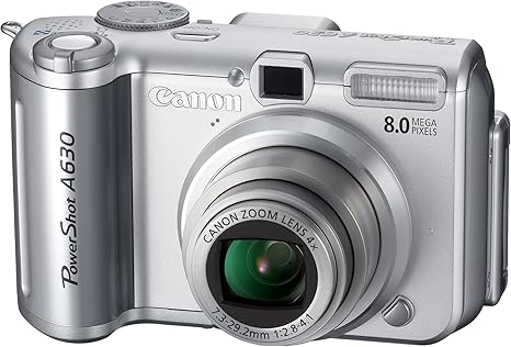 canon powershot a630 8mp digital camera with 4x optical zoom