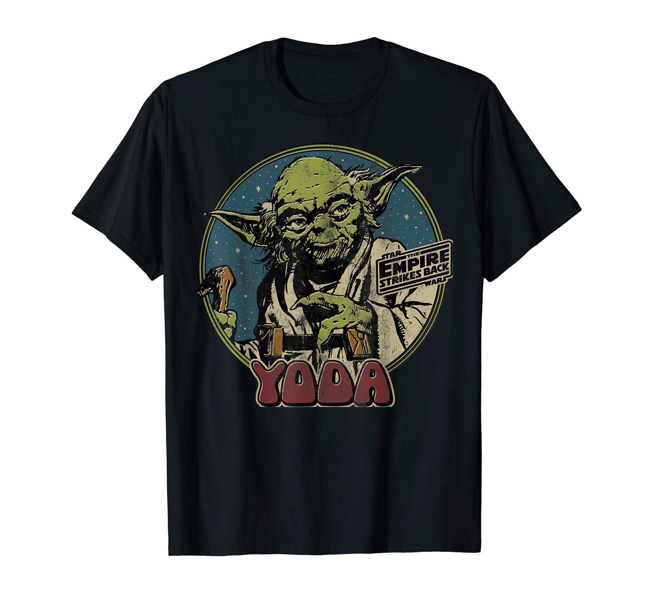Star Wars Vintage Yoda Logo T-ShirtOEKO-TEX STANDARD 100