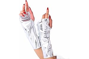 Chic Metallic Fingerless Gloves: A Touch of Glamour for Every Occasion