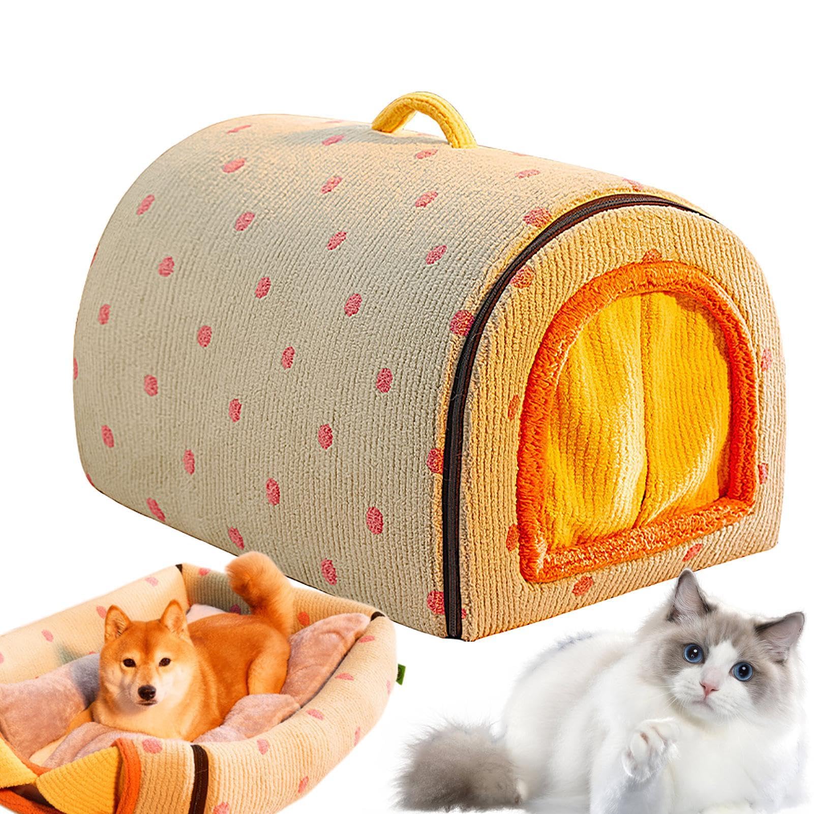 Abri pliable pour chien et chat avec isolation épaisse et lavable