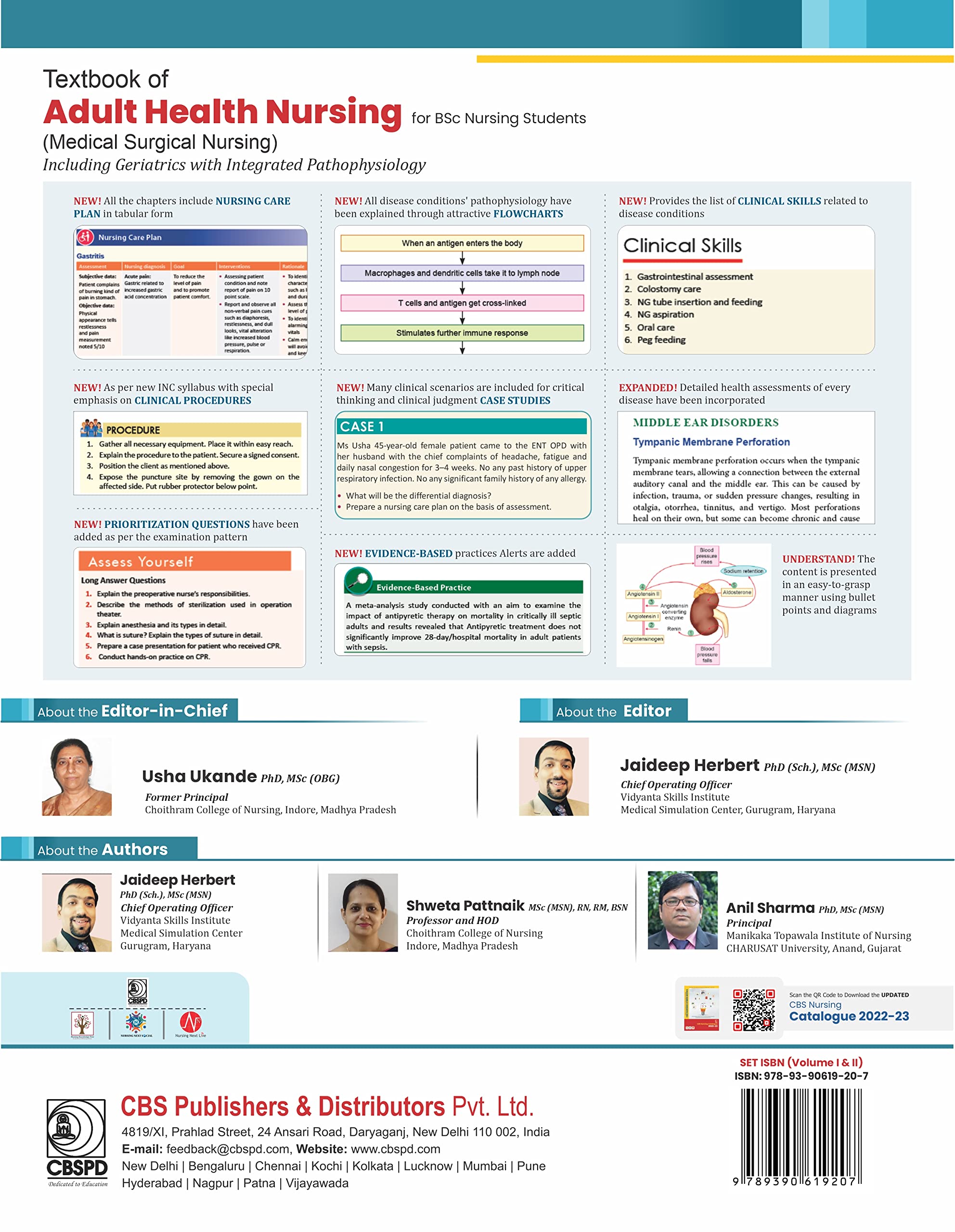 Textbook of Adult Health Nursing (Vol I and II) (PB- 2023) 3
