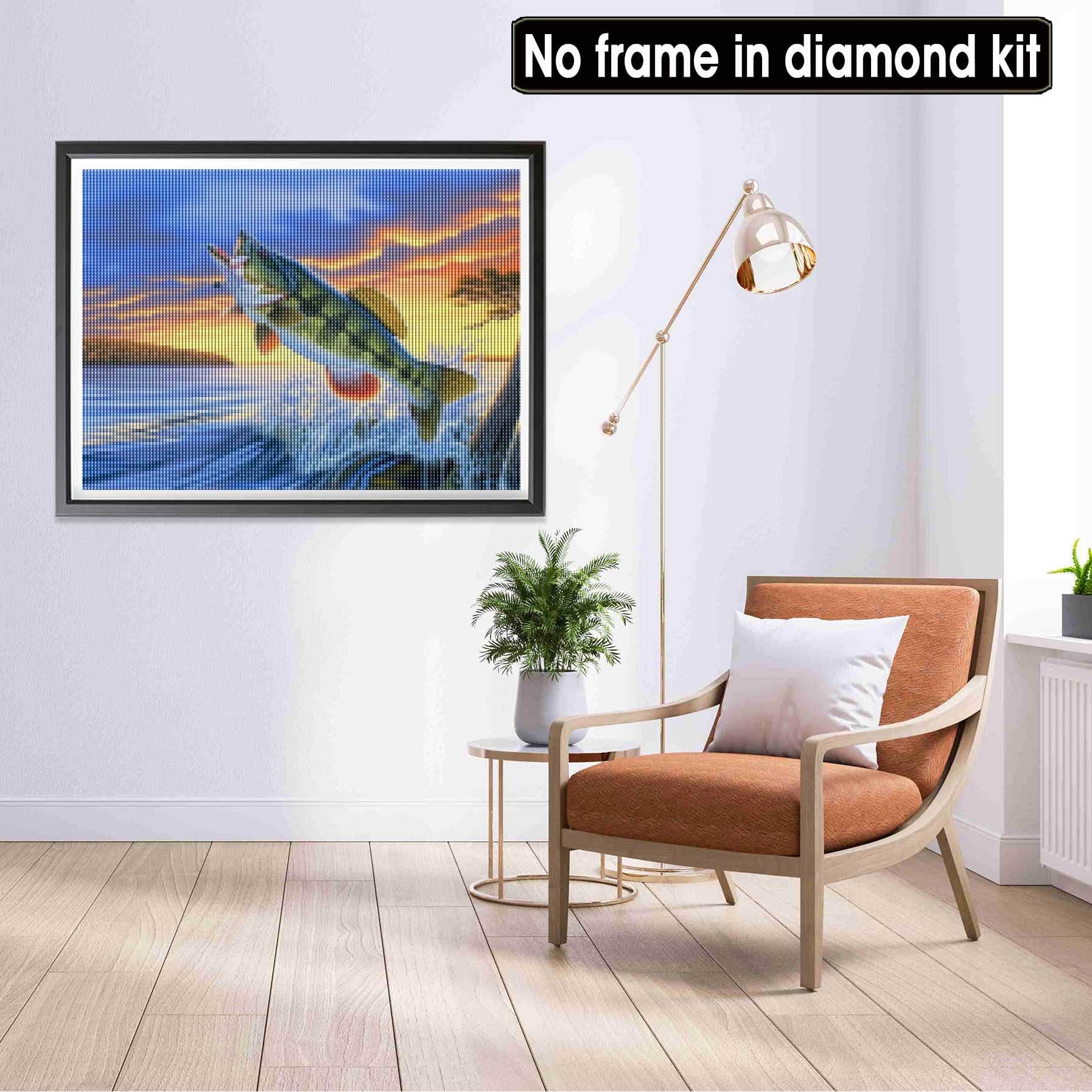 LOMSIOY Kit De Peinture Diamant à Faire Soi-même 5D - Motif : Animal - Avec Accessoires Pour Le Perçage Complet - Strass - Broderie Diamant - Cristal