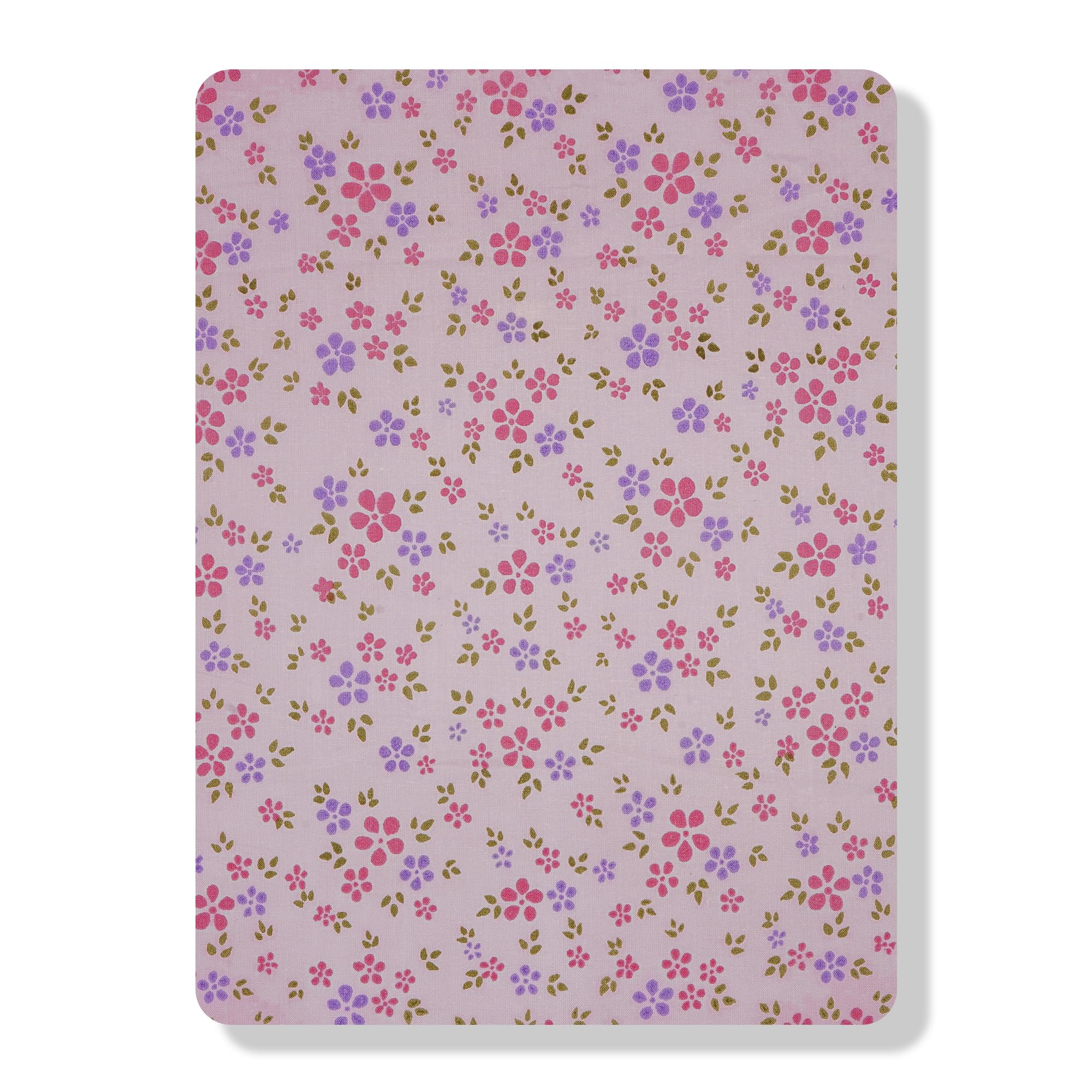 Rjfabrics Women's Dyed Pure Cotton Printed Fabric Material Length 2.5 Meters Width ~42 Inches (P.Pink)