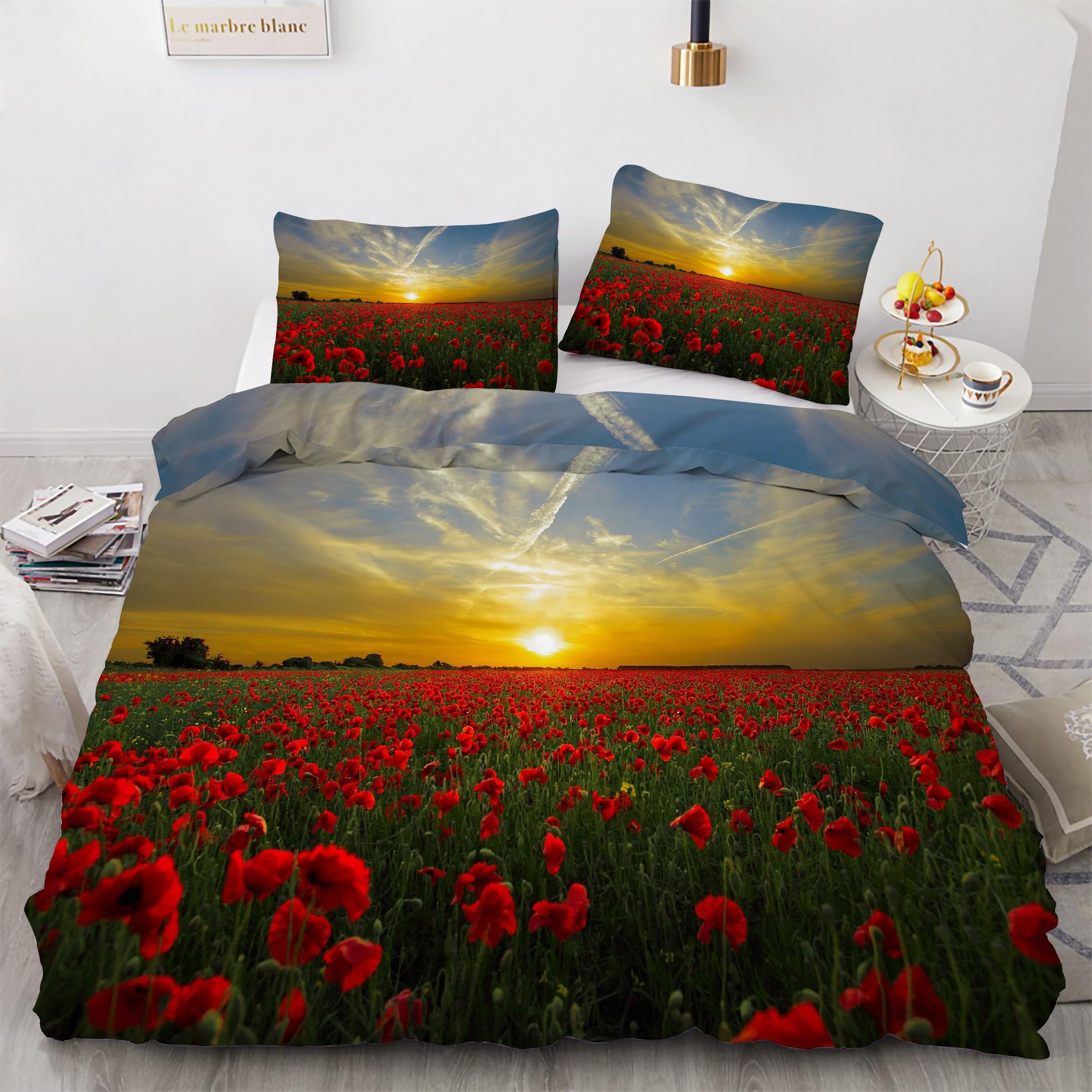 Housse de couette 200x200 fermeture éclair pour enfiler votre couette sans effort
