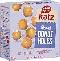 Vista 1 de Katz Gluten Free Agujeros de dona esmaltados Sin lácteos, sin nueces, sin soja, sin gluten Kosher (1 paquete, 6 onzas)