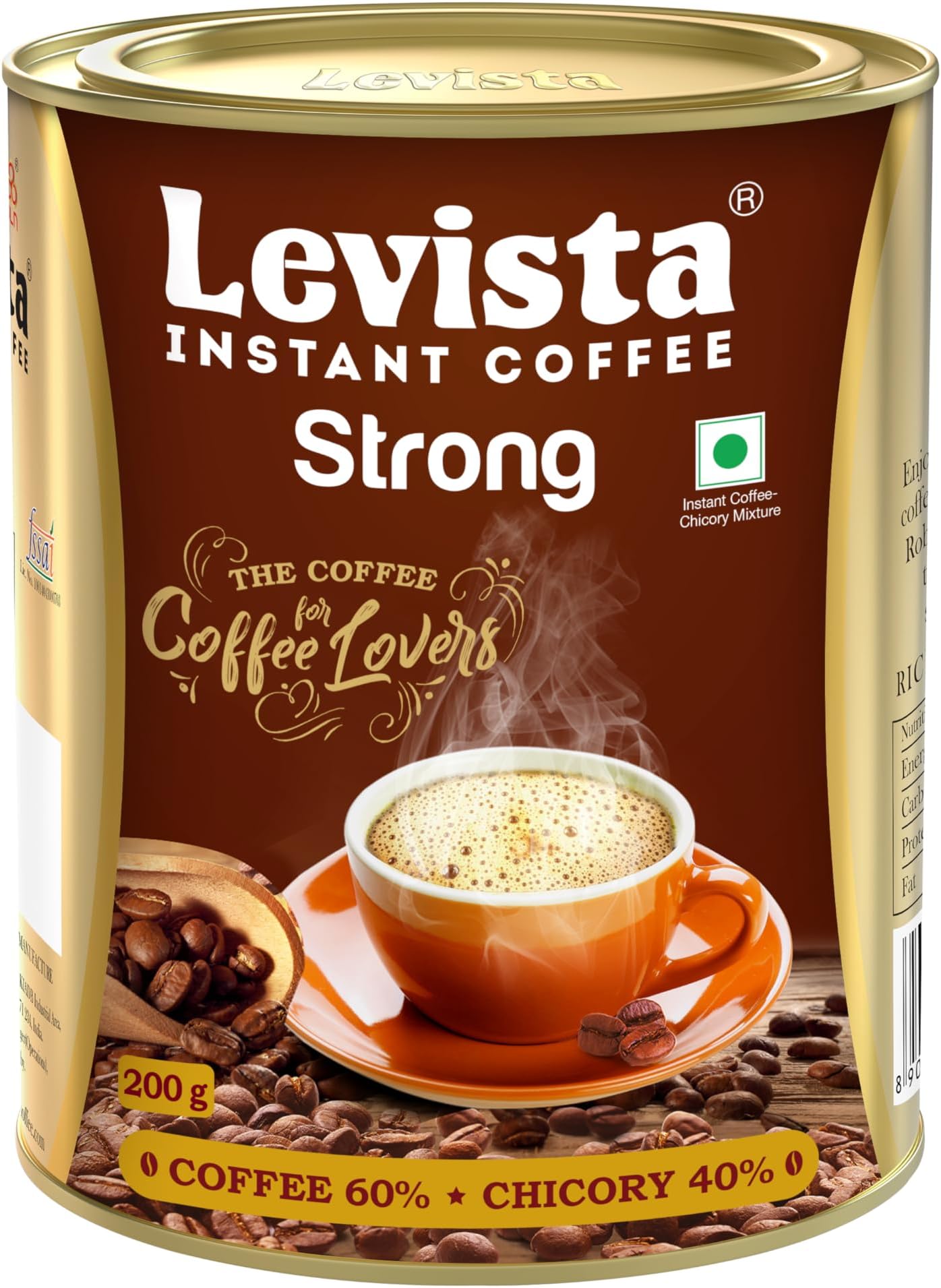 Strong Instant Coffee 200 gm Can