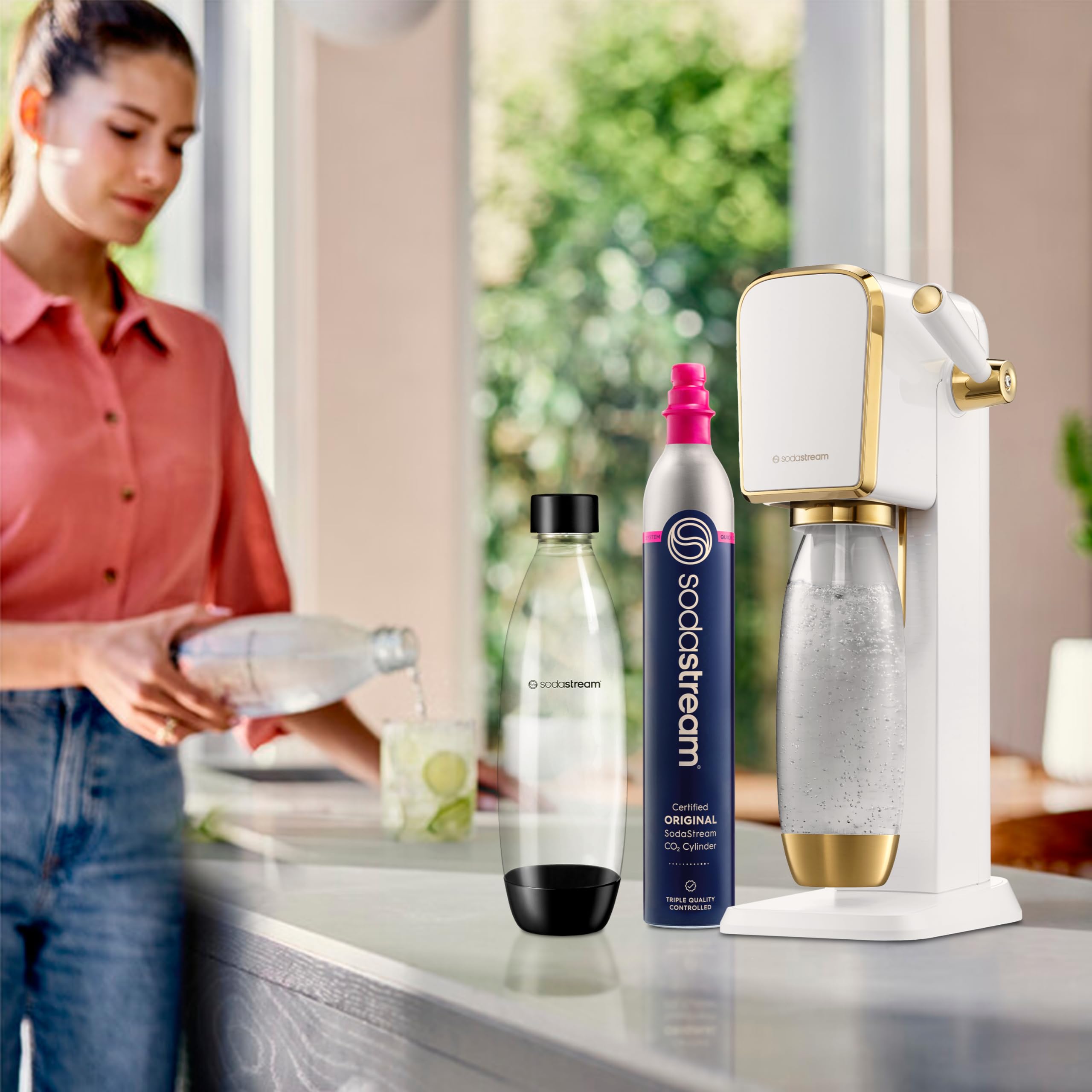 Amazon | SodaStream Art スパークリングウォーターメーカー (ホワイト 