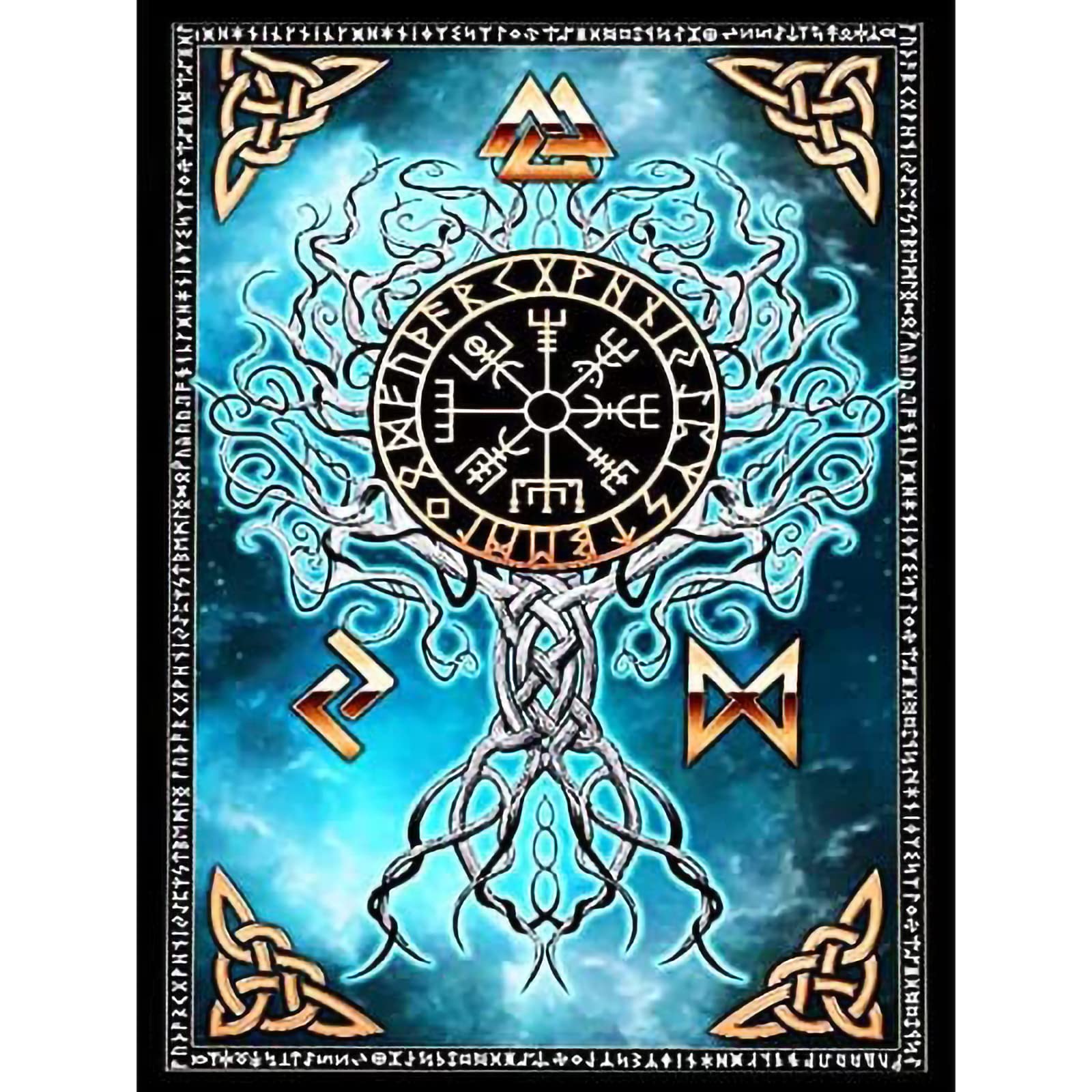 Trayosin Diamond Painting Erwachsene Set Baum des Lebens DIY Diamant Malerei Bilder Diamant Painting Arts Craft für Home Wand Kunst Deko Geschenke (Baum des Lebens,50x70cm)