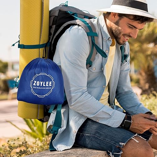 Miniatura 6 de ZOYLEE - Almohada de viaje con espuma viscoelástica para cuello, barbilla, hombro, lumbar y pierna para adultos que viajan en avión, autobús, tren y