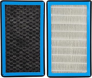 True Hepa Cabin Air Filter Replacement Compatible with Tesla Model 3 2017 2018 2019 2020 2021 2022 2023 Model Y 2020 2021 2022 2023, 2 Pack