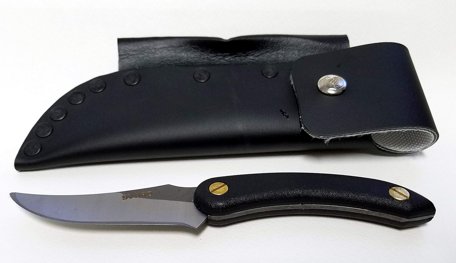 Svord Amerikiwi Skinning Fixed Blade Knife Black (3.3")