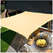 Patio Covers for Shade Sun Screens for Patio Sunshade Canopy Outdoor Rectangle Sun Shade Sail Sun Shade Netting Mesh Garden Shade Cloth with Led Light,10 * 10FT