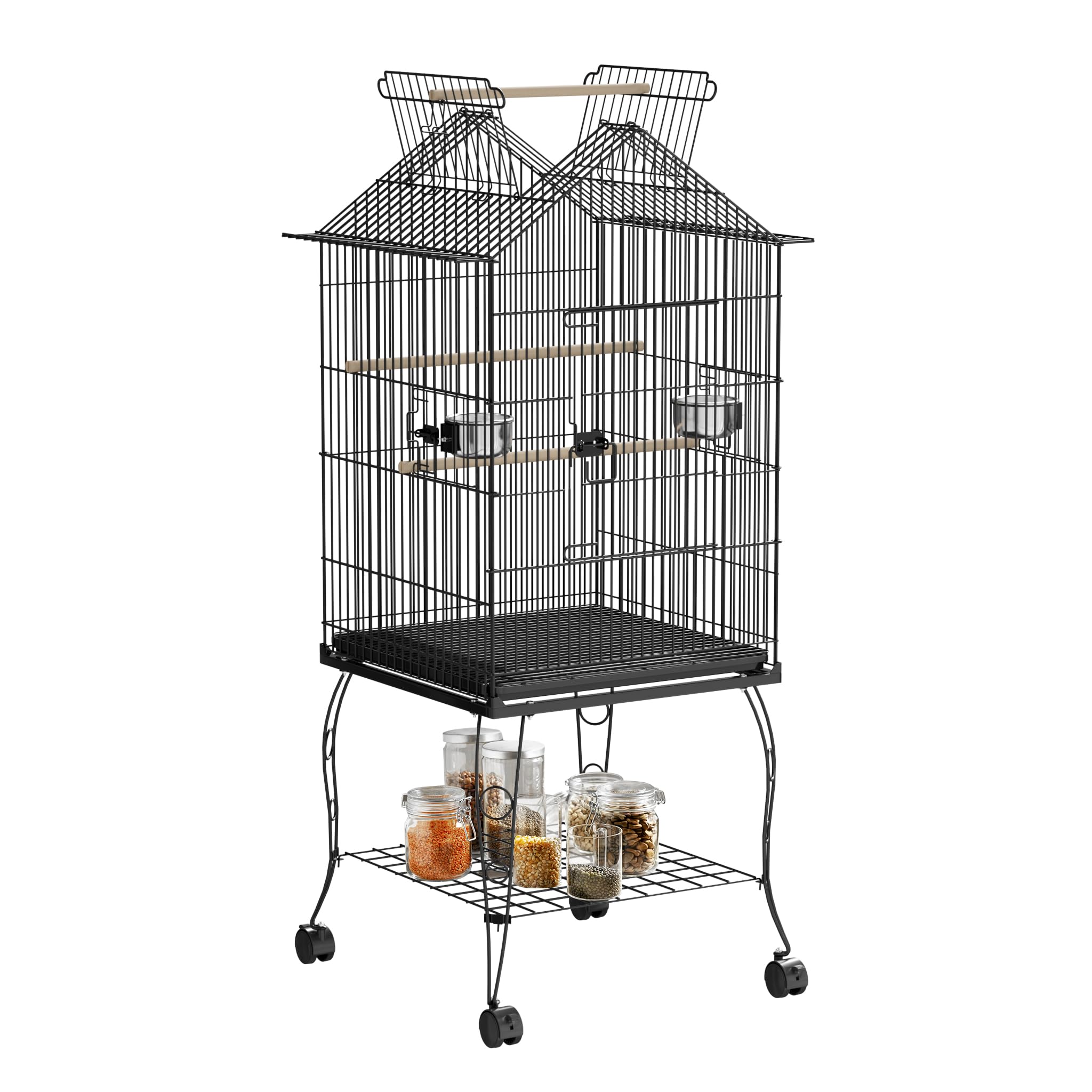 Vogelkooi, Vogelhuisje voor grasparkieten, papegaaien, volière, xl | bol