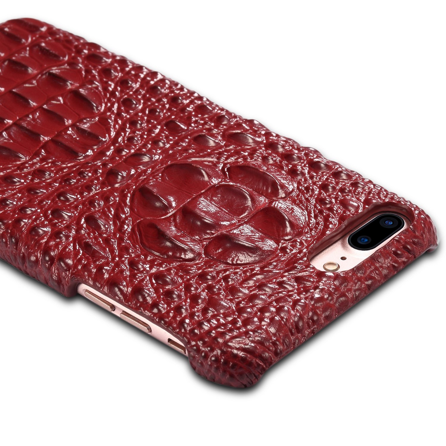 Custodia di lusso in vera pelle motivo coccodrillo per iPhone 13 Pro Max Mini