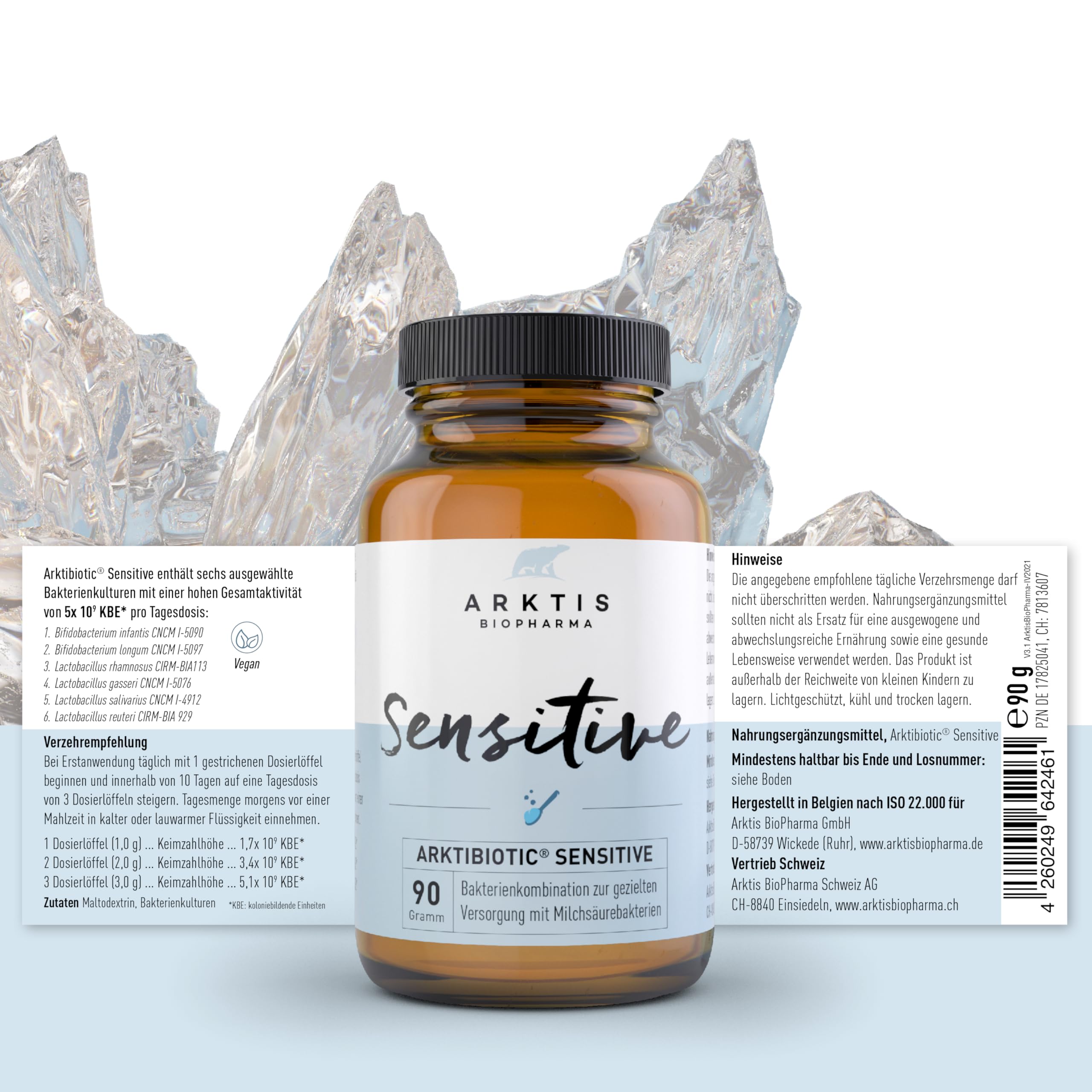 Arktibiotic Sensitive Probiotika bei Histaminintoleranz 90g