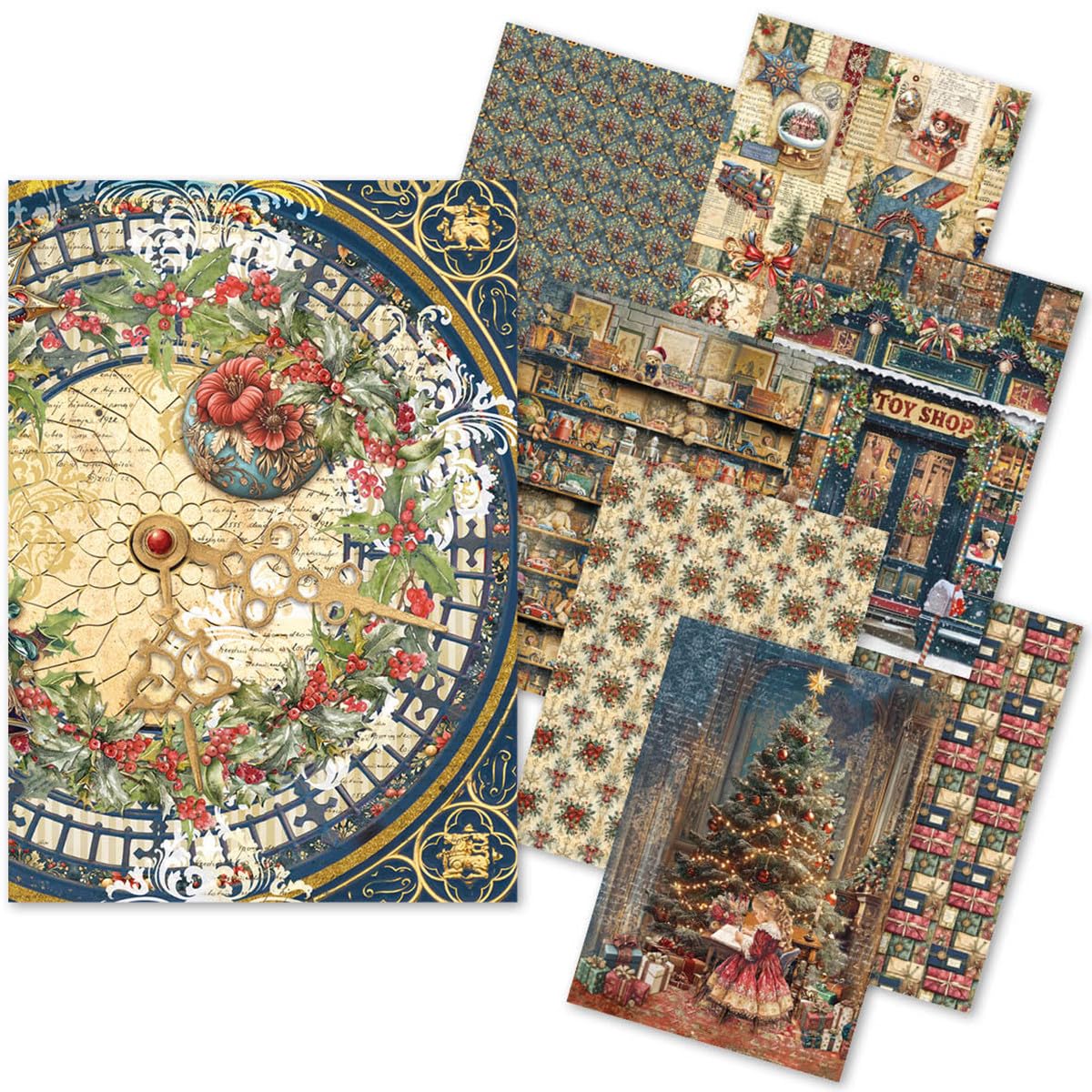 Ciao Bella A5 Rice Paper Art Set - 8 Sheets Rice Paper (Toy Shop)