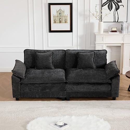 Miniatura 4 de Modular Cloud Couch Sectional Sofas with Chaise, Comfy Living Room Furniture, Bedroom Couches, Sofa Bed and Sofa Covers, Friendly Furniture for