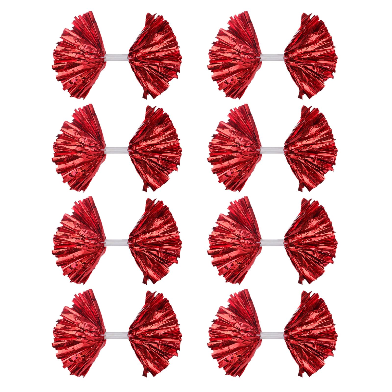 Pompons de cheerleading verts avec poignées contre la fatigue - 8