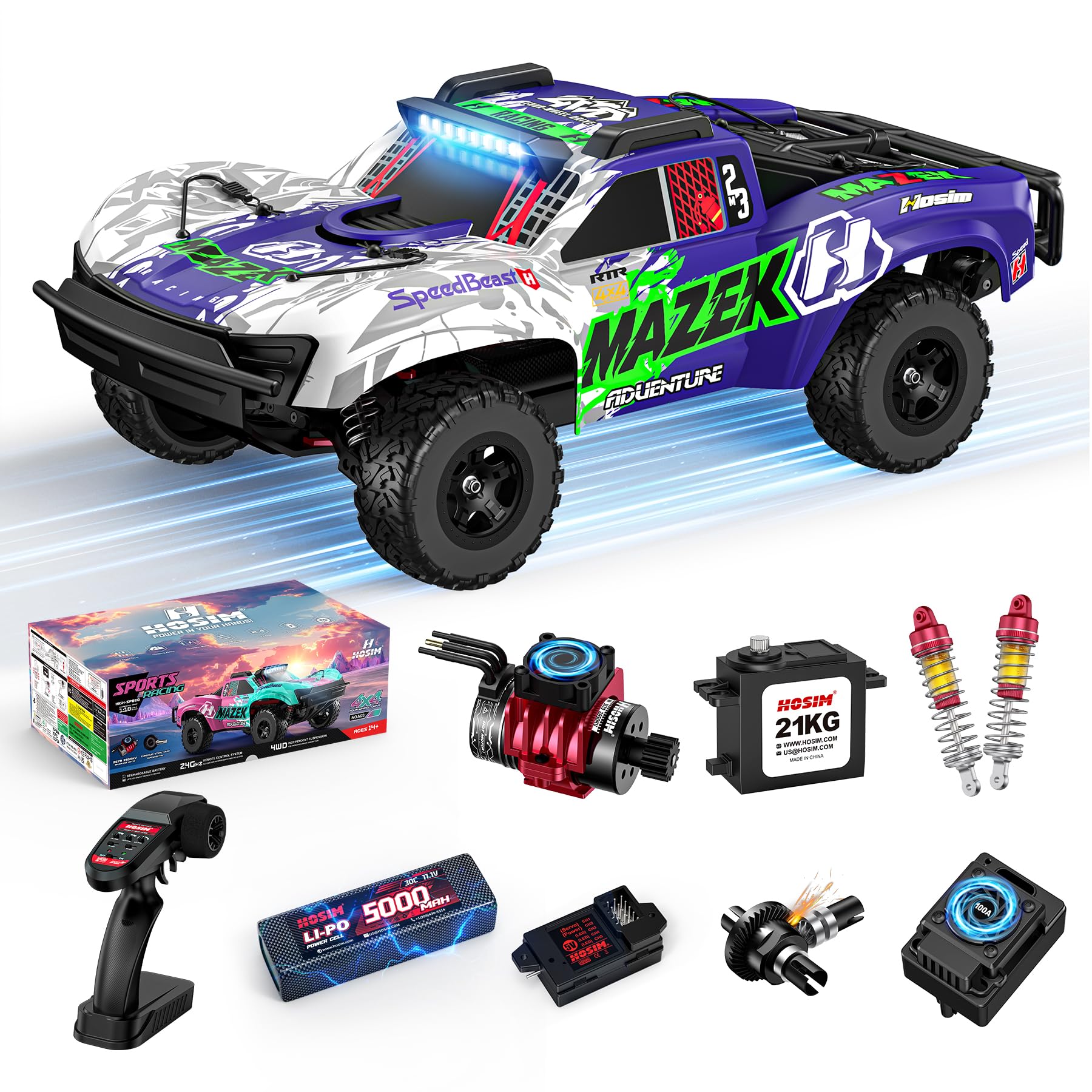 Hosim MAZEK M23 Brushless RC Truck