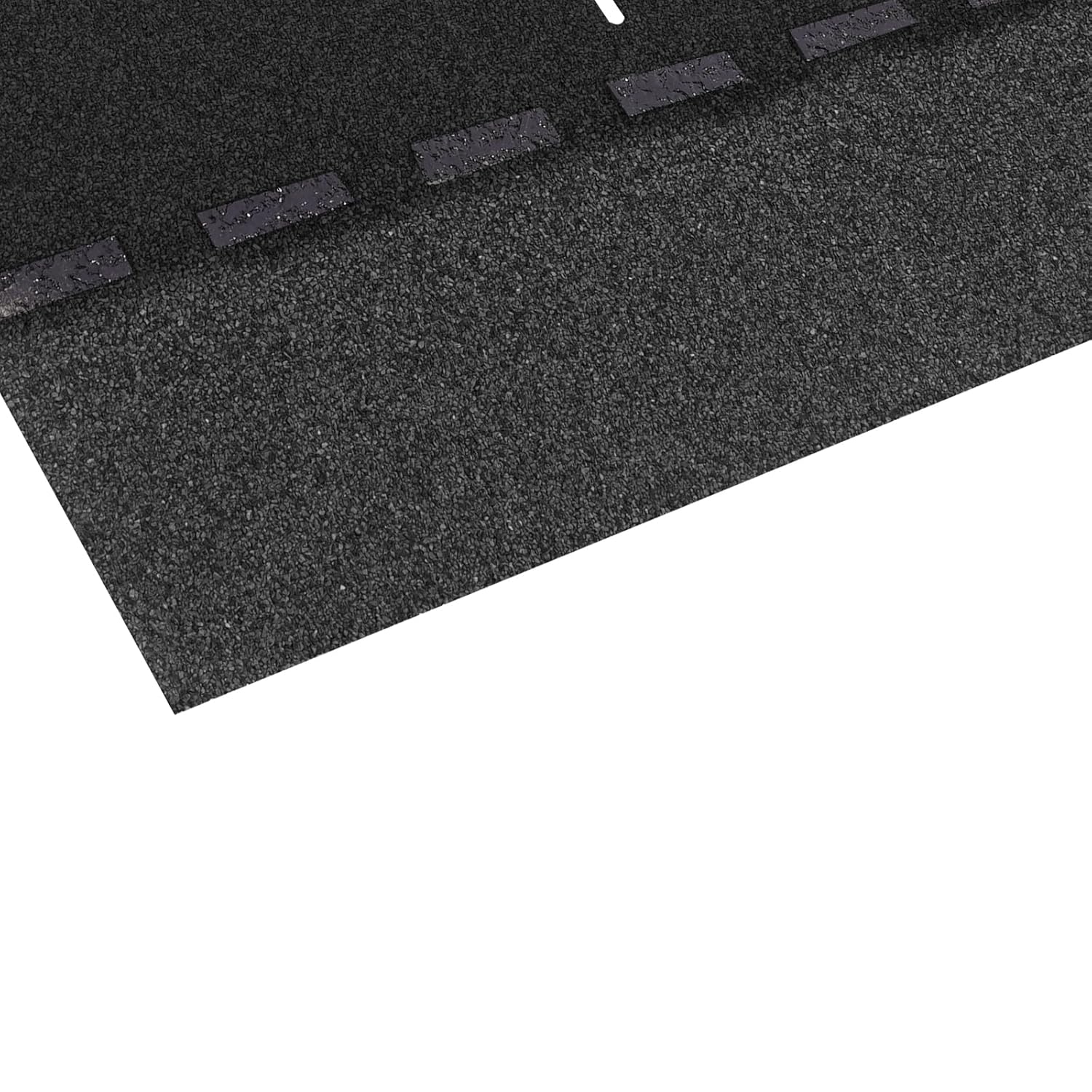Roofing Shingles, 21Pcs Rectangular Asphalt Roof Shingles, 39.37 L” × 13.11 W” and 2.7mm Thickness, 33.37ft² Asphalt Shingles Roof Tiles for Shed House Roof Tiles Repair Decor (Carbon Black)
