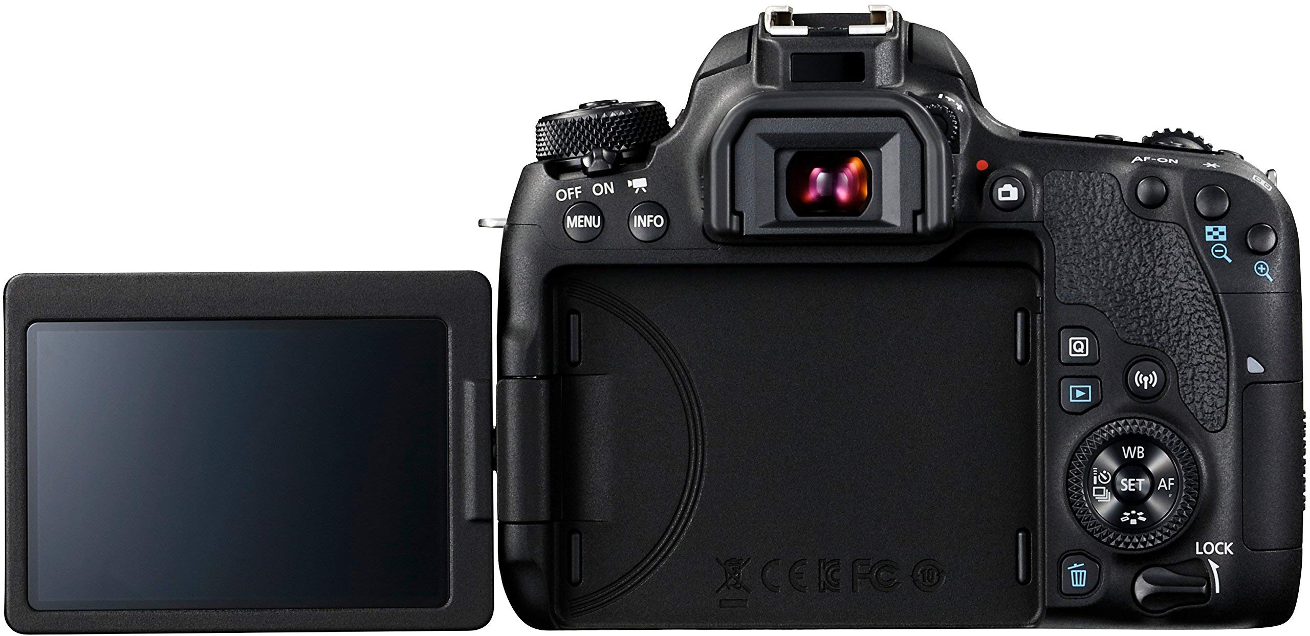 Canon EOS 77D Reflex Numérique + EF-S 18-55mm F/4-5,6 IS STM - Noir (Reconditionné)