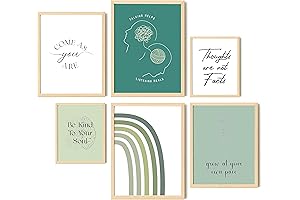 EXCOOL CLUB Therapy Office Decor: Refreshing Therapy Wall Art