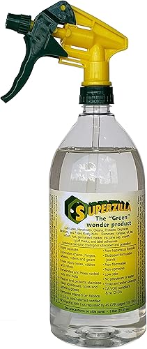 Potente limpiador y lubricante Superzilla multiusos en botella de espray de 33.8 fl oz