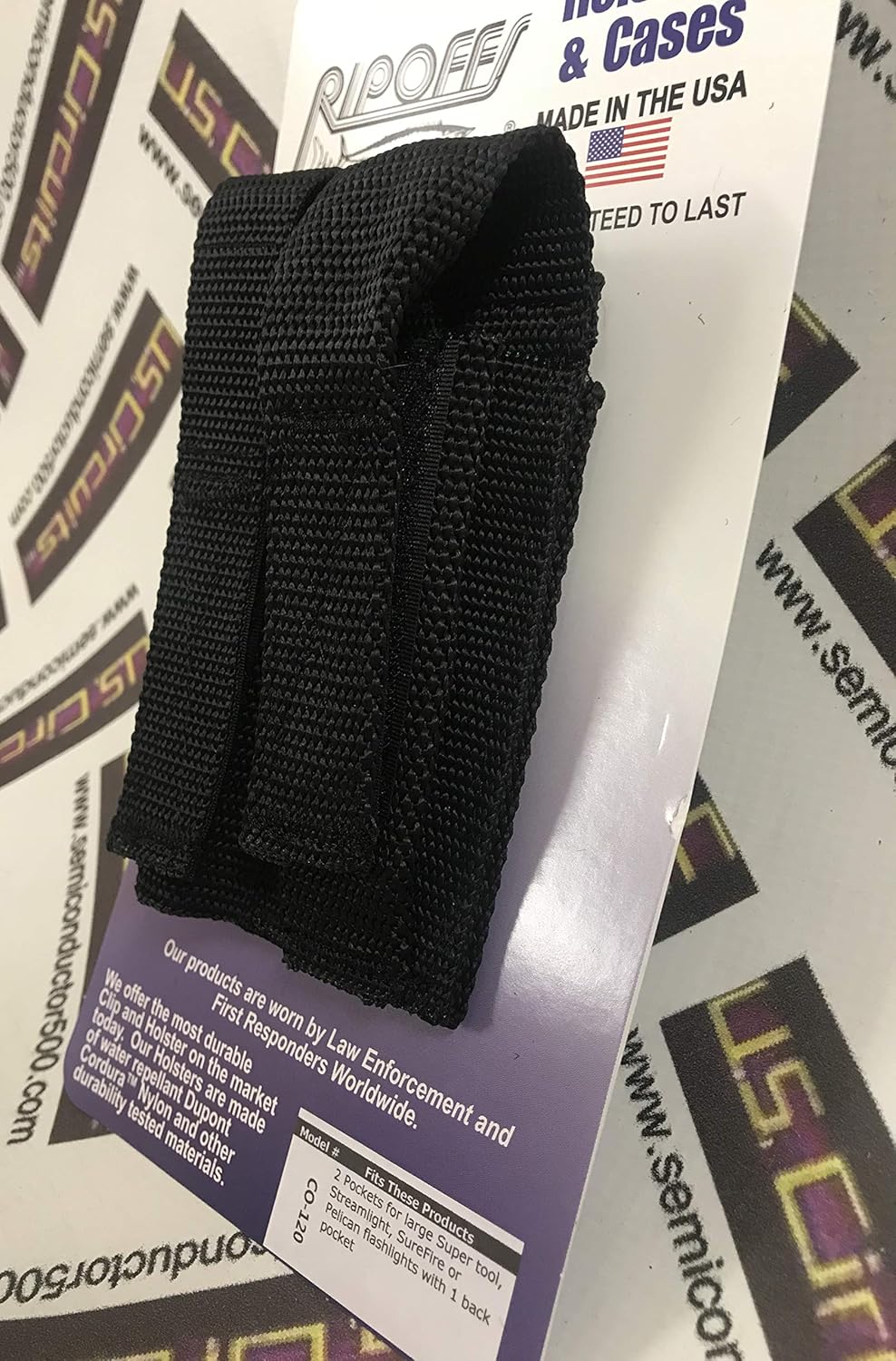 CO-120 Gerber MultiTool and Mini Flashlight Holster by Ripoffs