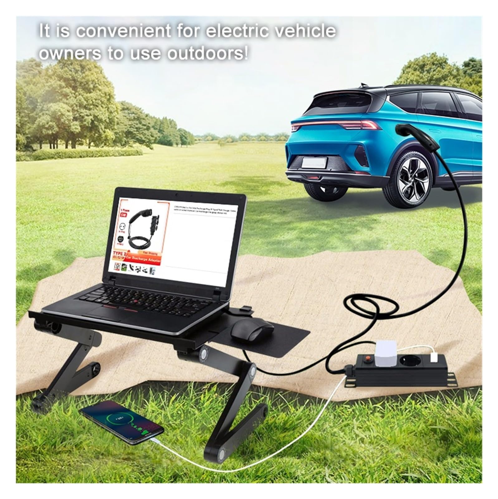 Wtyczka Wyładowcza Bocznego Samochodu Elektrycznego Typ 2 16A Kabel Ładowarki EV Do Stacji Ładowania Wyładowczego Bezpieczne łAdowanie