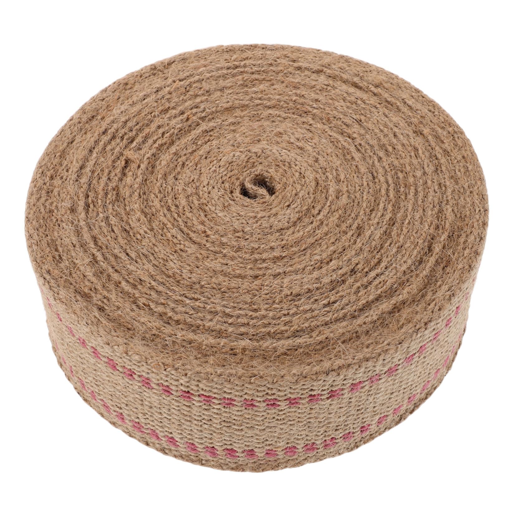 Sangle jute naturelle rayures tapisserie pour sangle chaise et loisirs