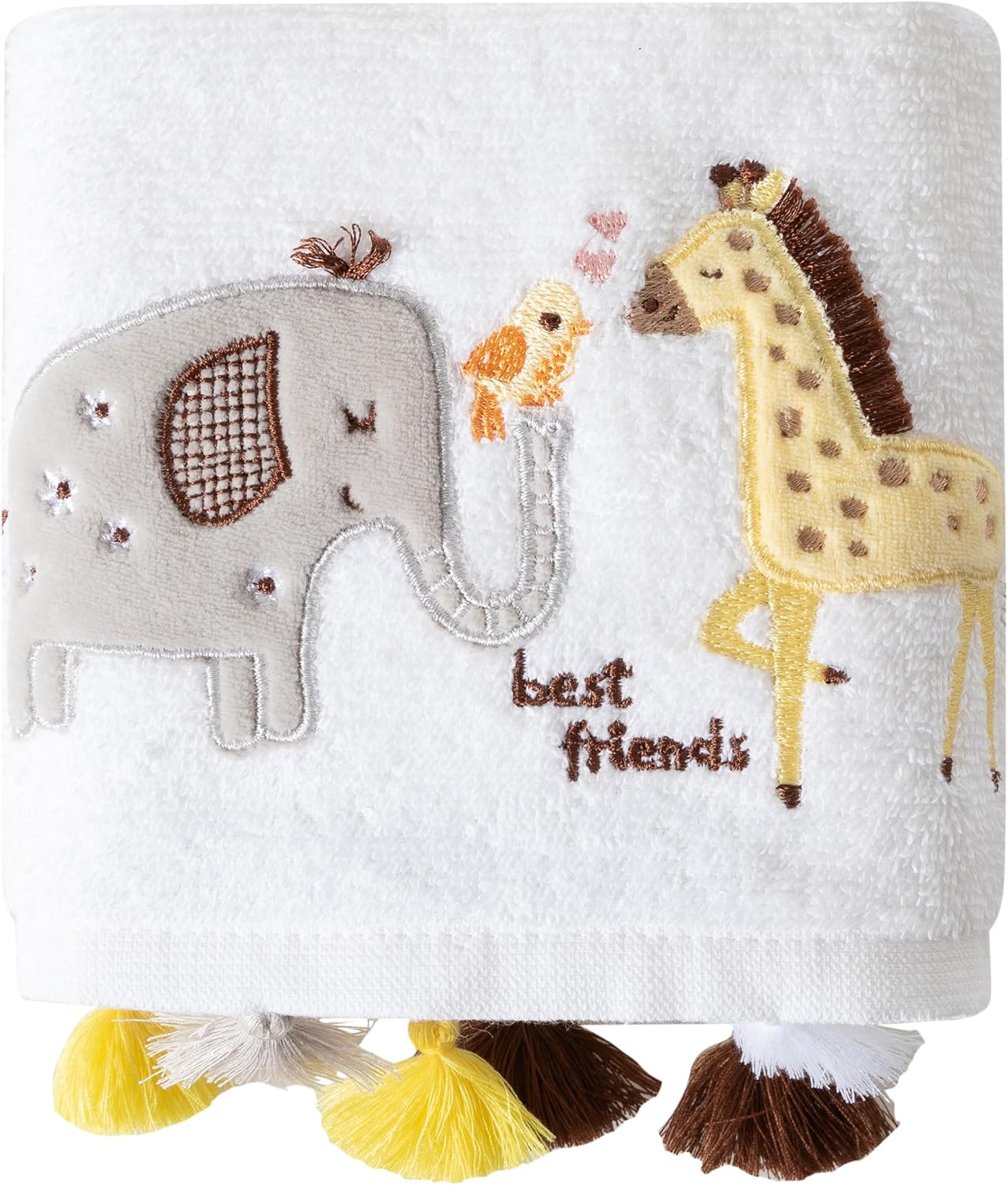 Elephant And Giraffe Havlu 40 x 60 cm