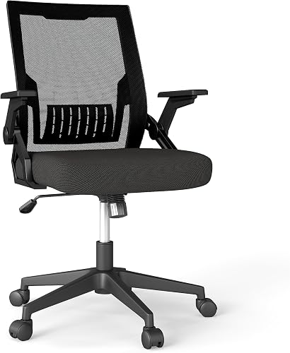 Flip-Up Arm Desk Chair