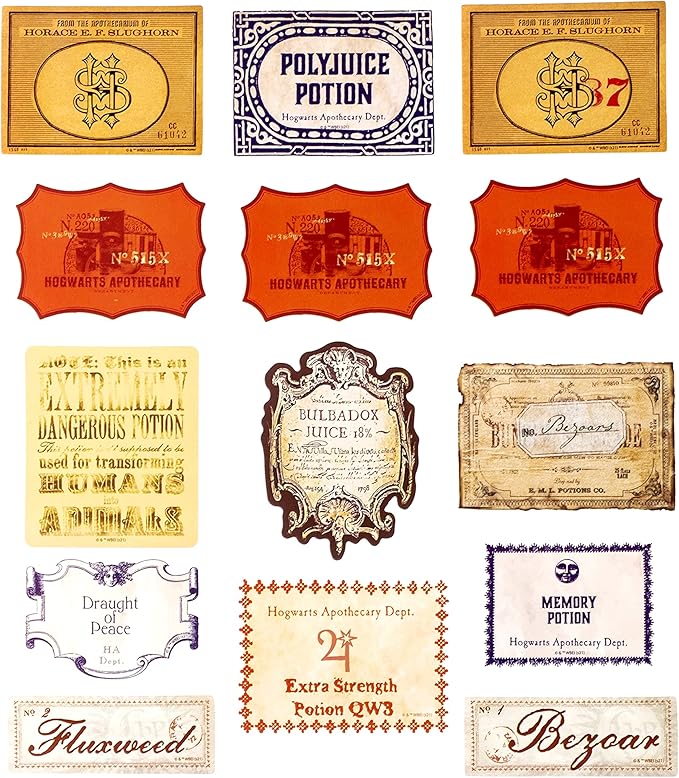 Amazon.com: Conquest Journals Harry Potter Potions Labels ...
