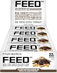 Nutrabolics Feed Bar, Peanut Butter Chocolate, Real Food Protein Bar, 12 Bars