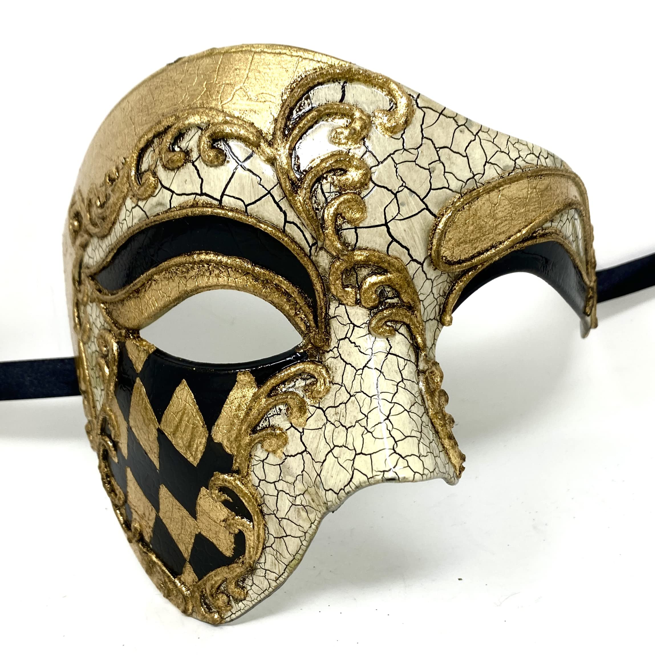 Steampunk Vintage Phantom Costume Venetian mask Masquerade Mask Halloween Mardi Gras Cosplay Party Masque For Adult