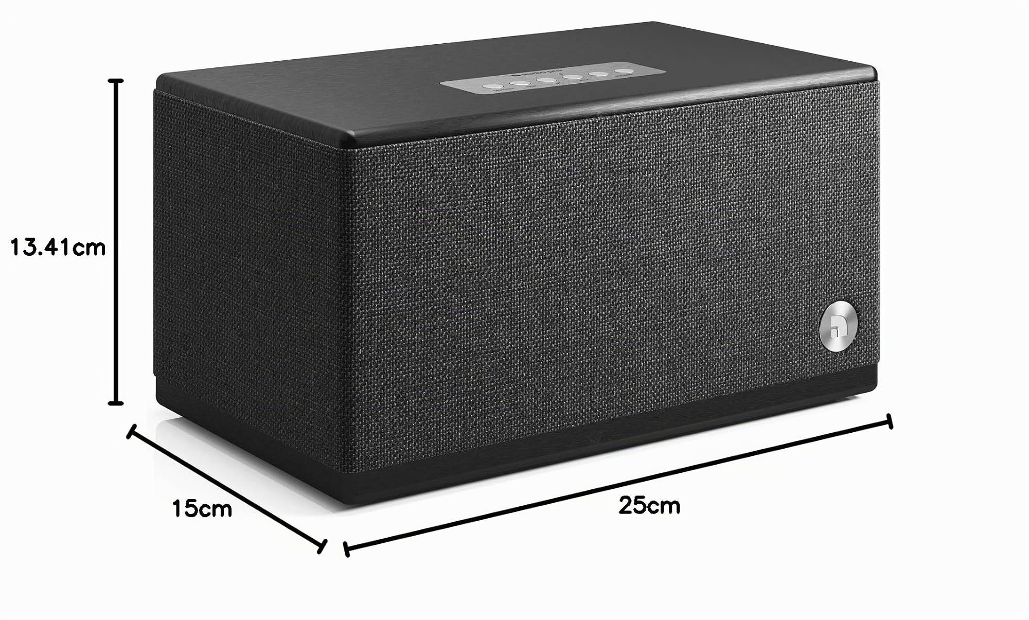 Audio Pro BT5 - Enceinte Portable Multiroom avec Bluetooth et AUX - Smart Speaker sans Fil avec Contrôle par Application - avec Bass Reflex - Noir