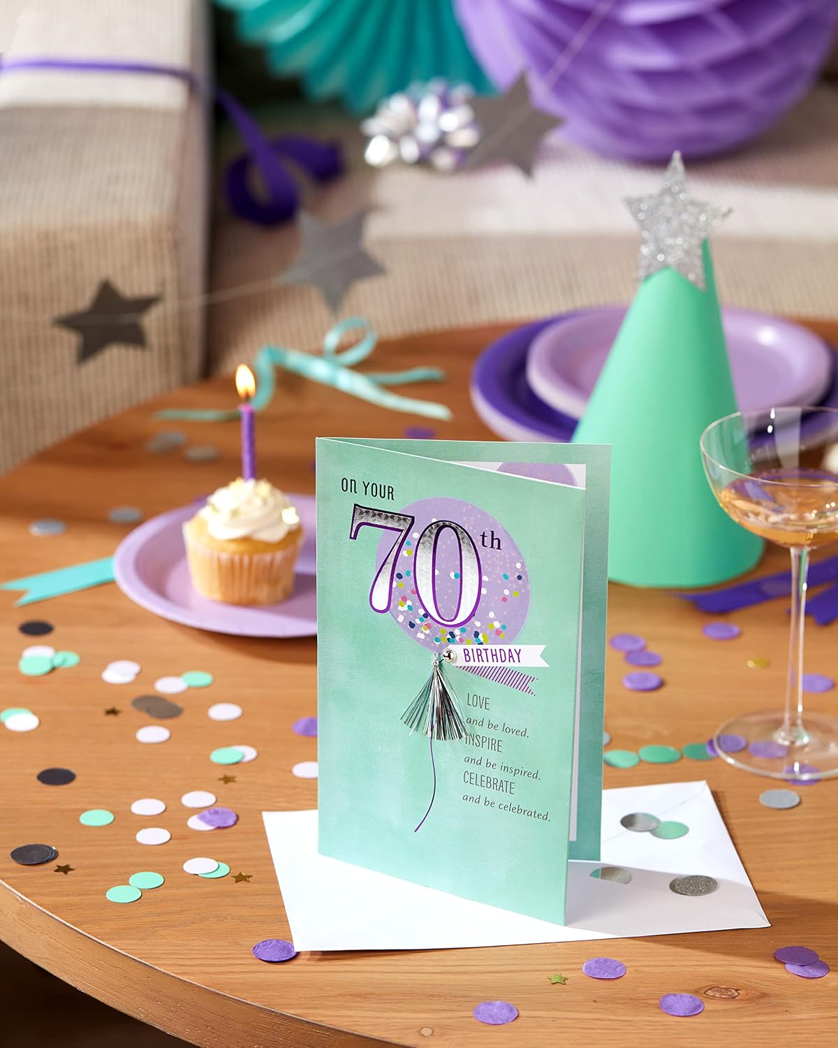 American Greetings 70th Birthday Card (Be Celebrated)