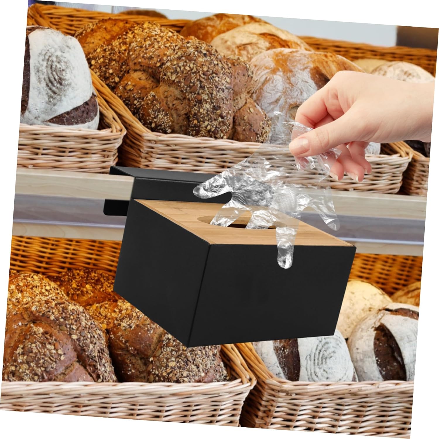 Glove Box Holder Organizer for Car Capacity Storage Box for Disposable Gloves