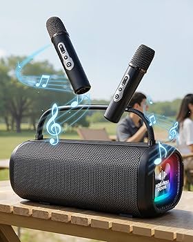 Amazon | ワイヤレスマイクスピーカー Bluetooth 5.3 Hoshikou