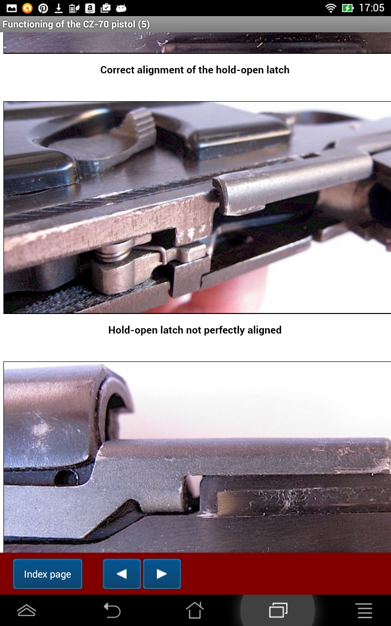 CZ-70 (CZ-50) pistol explained - App on Amazon Appstore