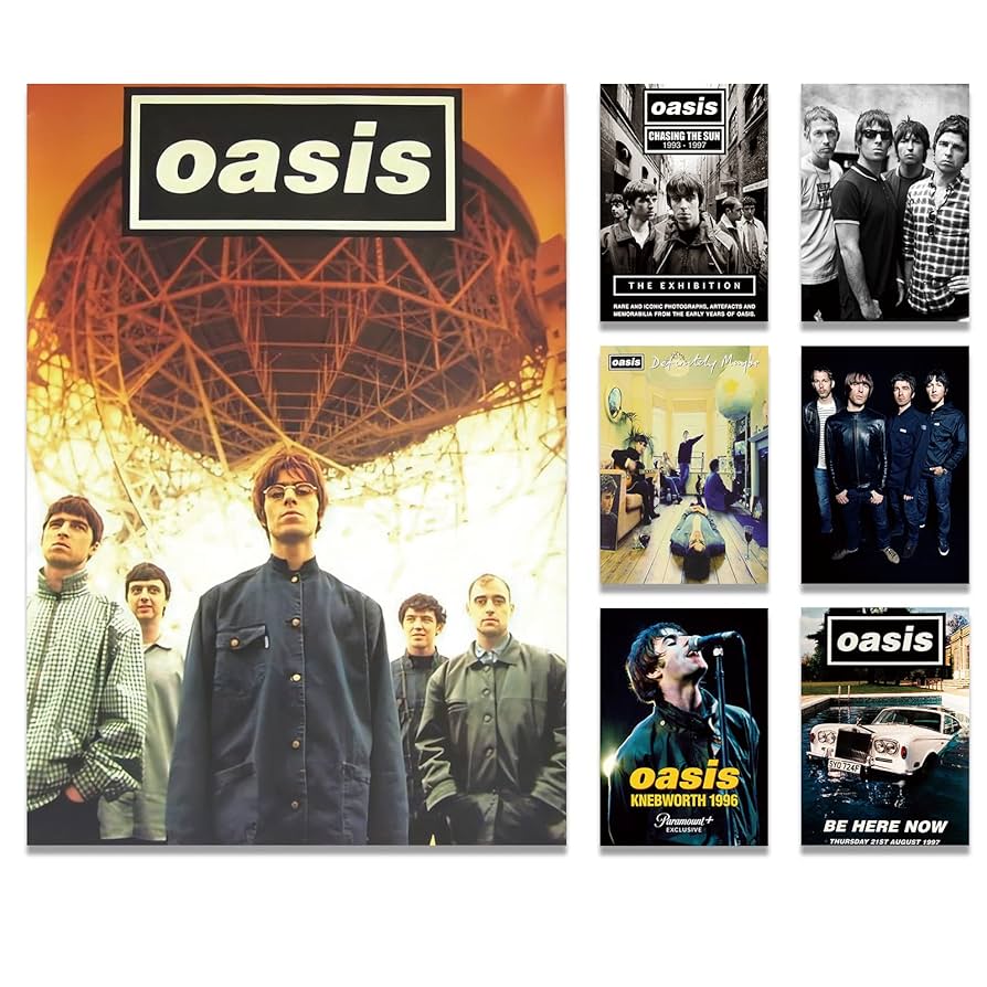 Amazon.co.jp: Oasis ポスター 7枚セット ロックバンドポスター