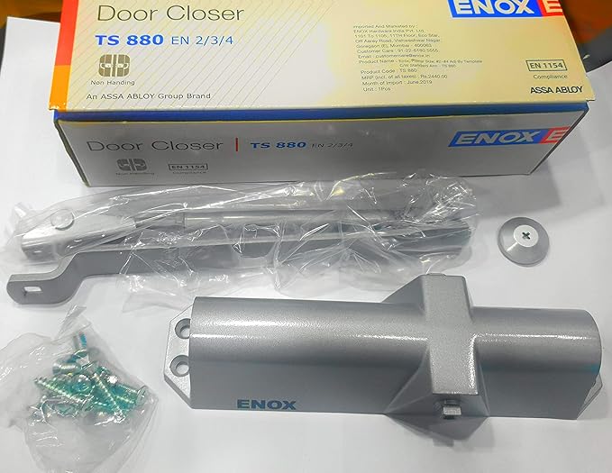 Enox Stainless Steel Rectangular Finish Overhead Door Closer Amazon